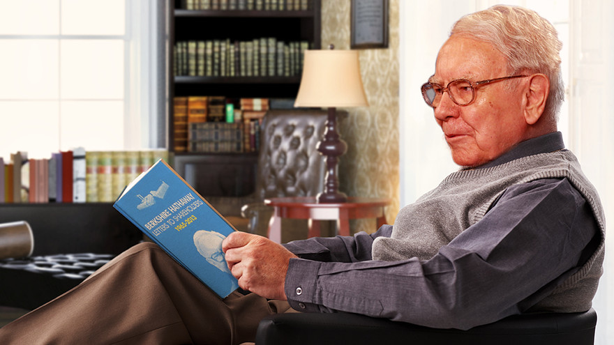 Warren Buffett reading book